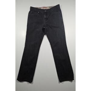 Converse Men's Vintage Straight Black Jeans 34x30 Button Fly 100% Cotton